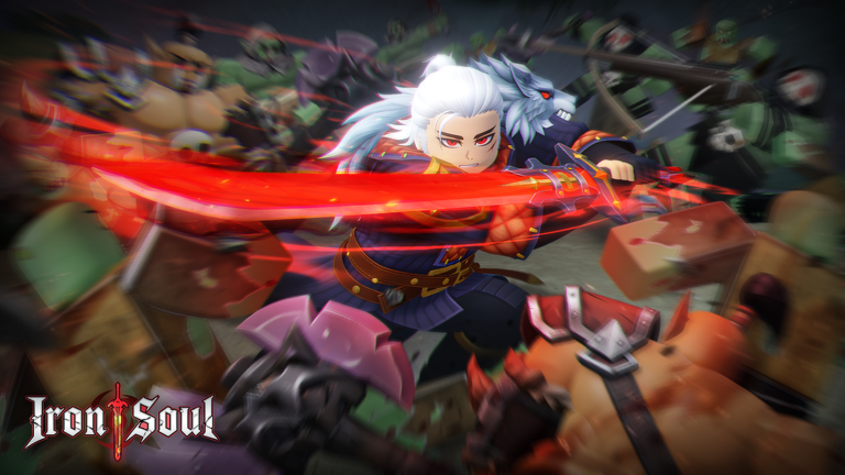 Iron Soul Dungeon fighter cutting through a crowd of dungeon enemies